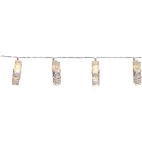 Ljusslinga Clippy Transparent Star Trading