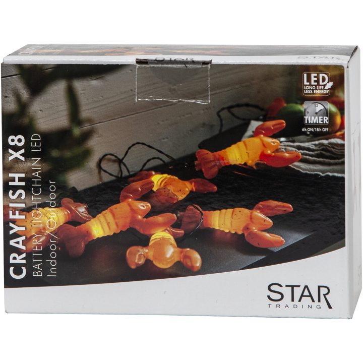 Ljusslinga Crayfish Party Orange Star Trading – bild 7