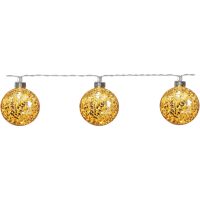 Ljusslinga Glitter Guld Star Trading