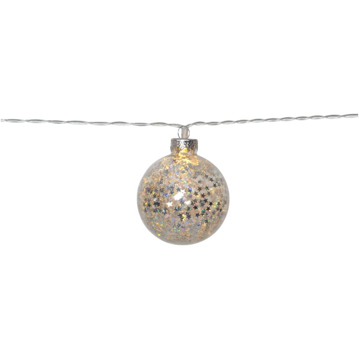 Ljusslinga Glitter Silver Star Trading – bild 2