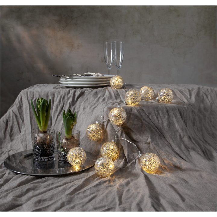 Ljusslinga Glitter Silver Star Trading – bild 5