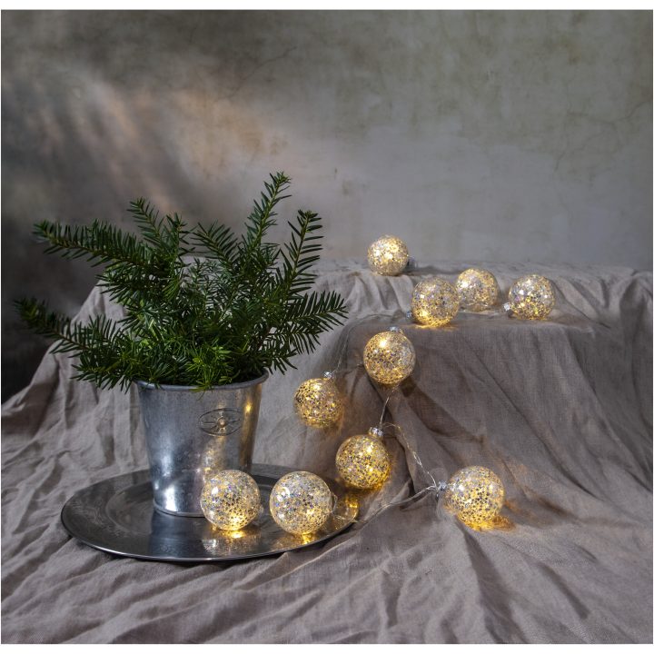 Ljusslinga Glitter Silver Star Trading – bild 6