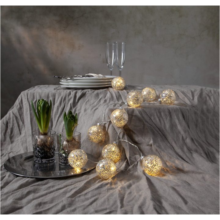 Ljusslinga Glitter Silver Star Trading – bild 6