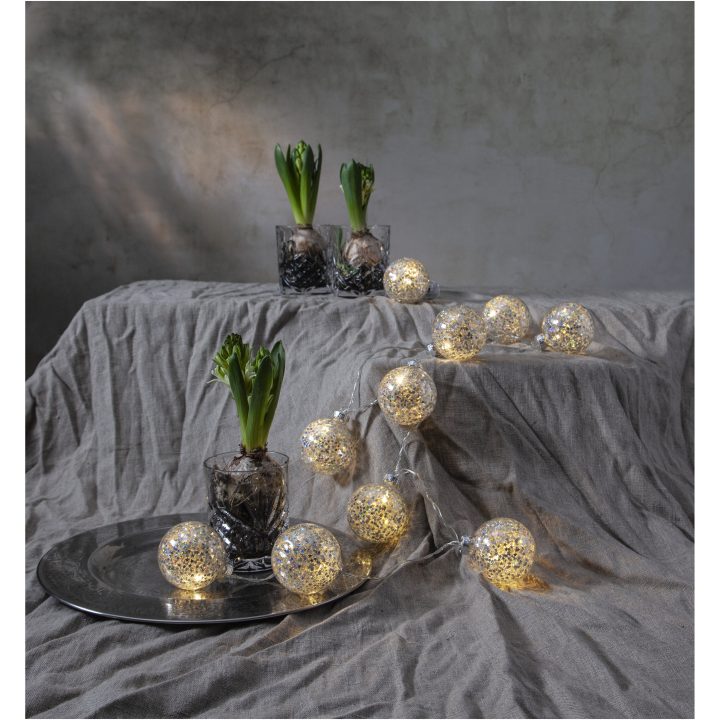 Ljusslinga Glitter Silver Star Trading – bild 7