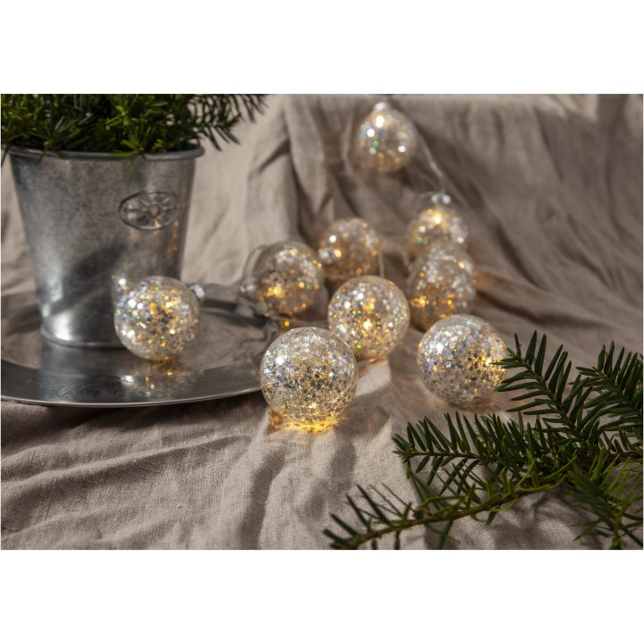 Ljusslinga Glitter Silver Star Trading – bild 8