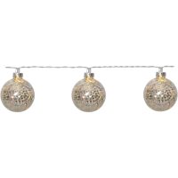 Ljusslinga Glitter Silver Star Trading