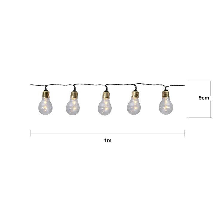 Ljusslinga Glow Transparent Star Trading – bild 11