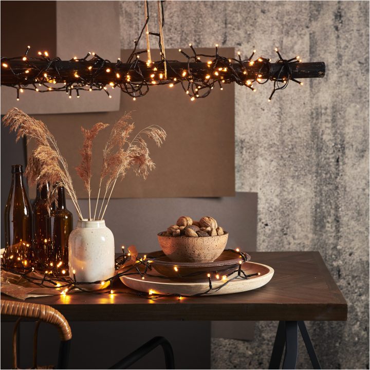 Ljusslinga Golden Warm White Svart Star Trading – bild 7