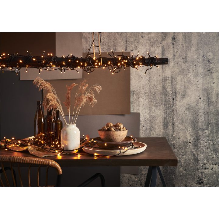 Ljusslinga Golden Warm White Svart Star Trading – bild 6