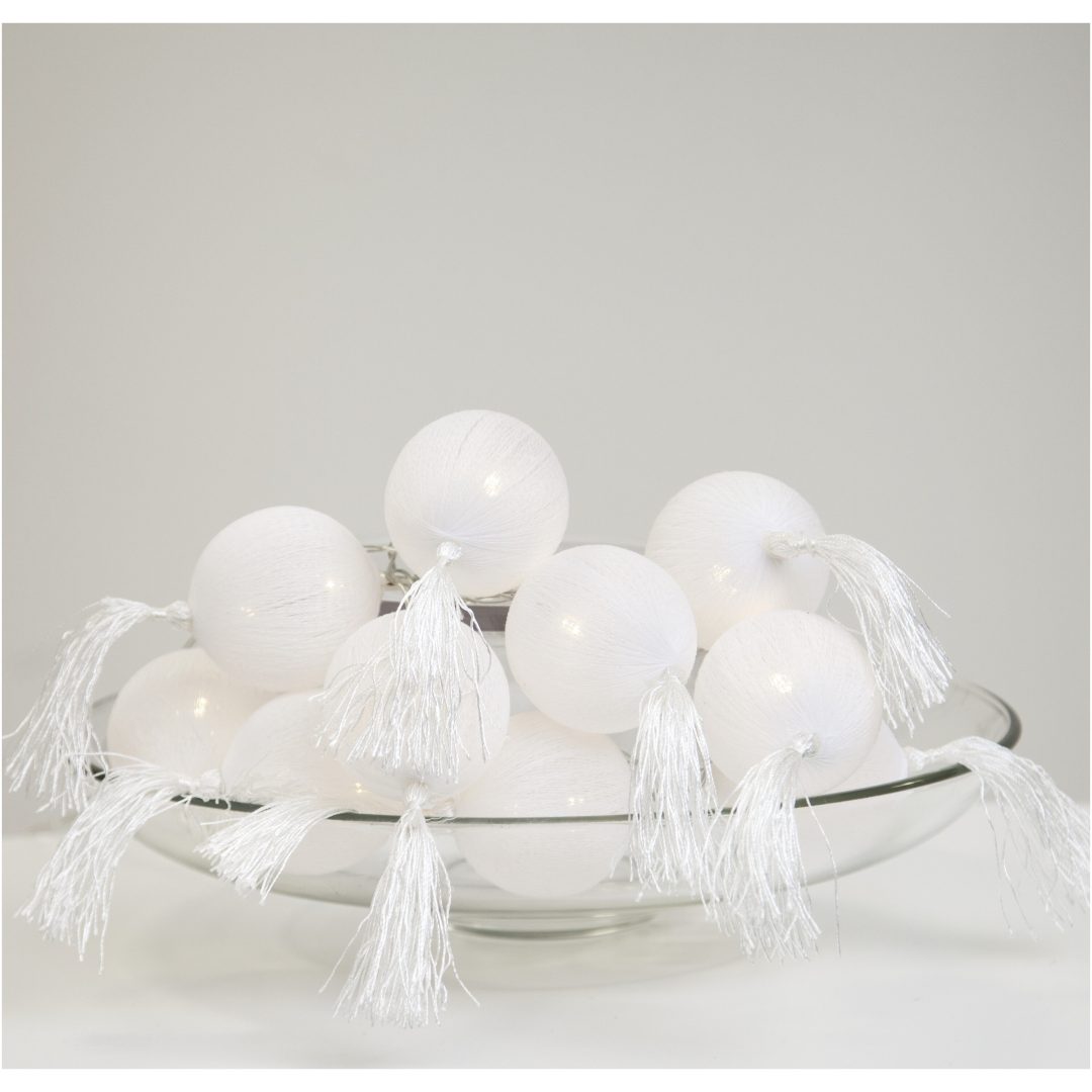 Ljusslinga Jolly Tassel Light Vit Star Trading – bild 4