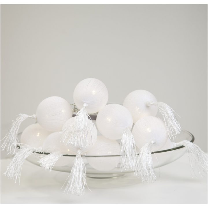 Ljusslinga Jolly Tassel Light Vit Star Trading – bild 4
