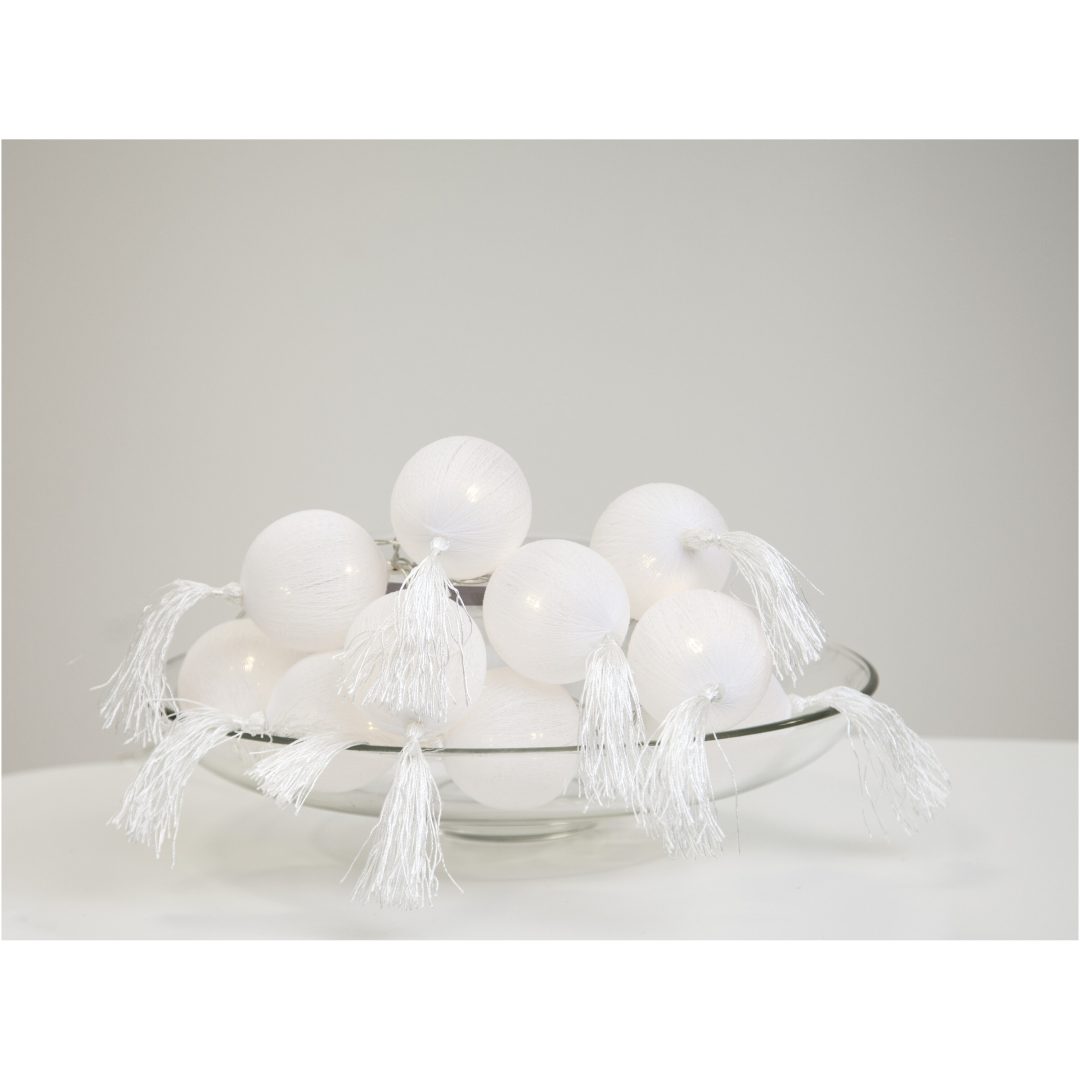 Ljusslinga Jolly Tassel Light Vit Star Trading – bild 3