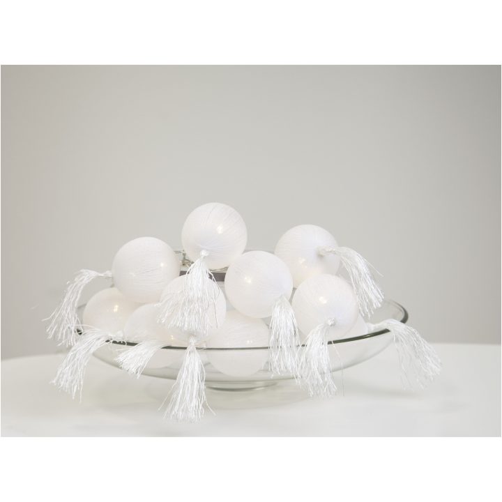 Ljusslinga Jolly Tassel Light Vit Star Trading – bild 3
