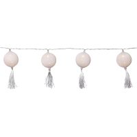 Ljusslinga Jolly Tassel Light Vit Star Trading