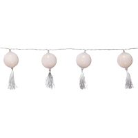 Ljusslinga Jolly Tassel Light Vit Star Trading