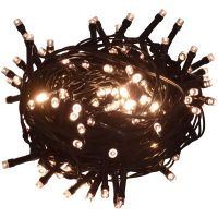 Ljusslinga med 1000 LED 8 ljuseffekter IP44 varmvit vidaXL