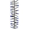 Ljusslinga med 1000 LED cluster blå PVC vidaXL 11 m – miniatyr 3