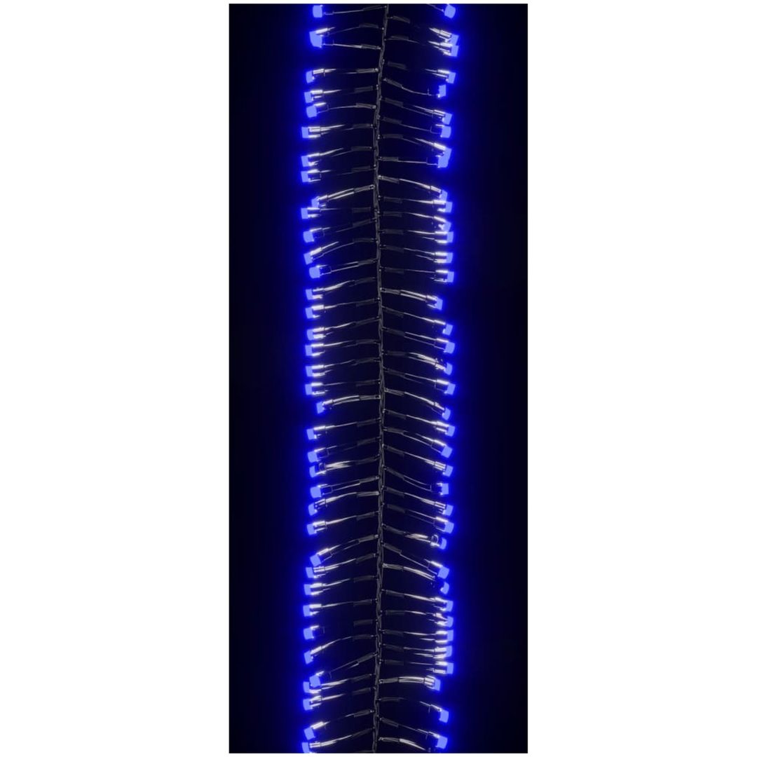 Ljusslinga med 1000 LED cluster blå PVC vidaXL 11 m – bild 5
