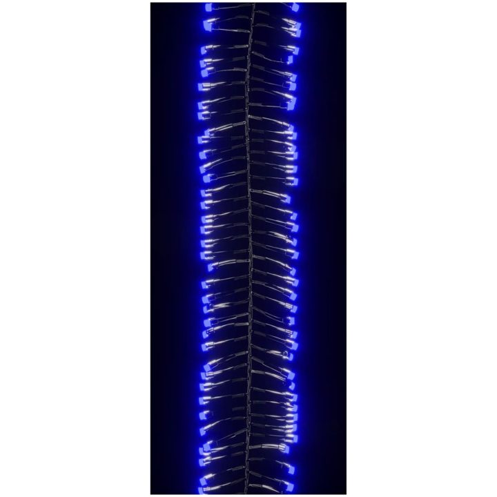Ljusslinga med 1000 LED cluster blå PVC vidaXL 11 m – bild 5