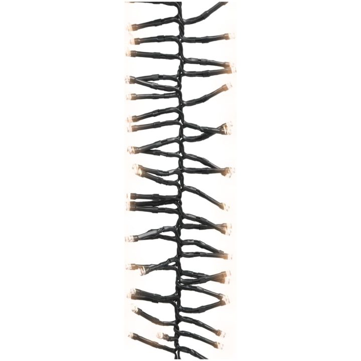 Ljusslinga med 1000 LED cluster varmvit PVC vidaXL 11 m – bild 3