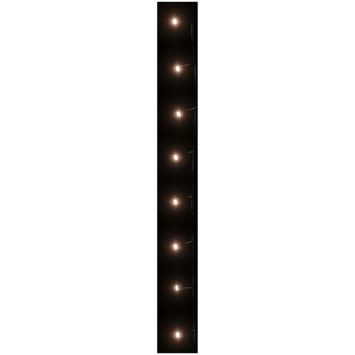 Ljusslinga med 150 LED varmvit 15 m PVC vidaXL 15 m – bild 4
