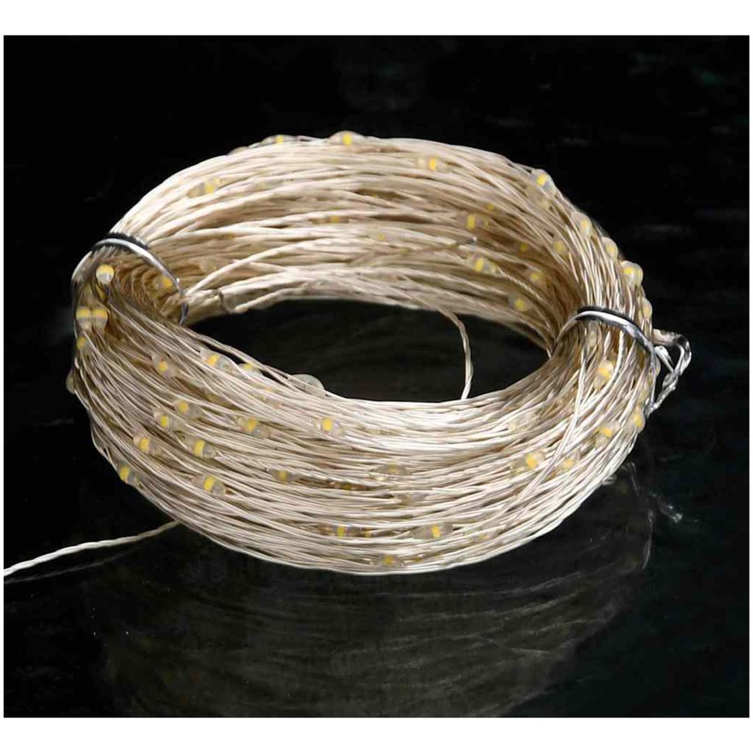 Ljusslinga med 150 LED varmvit vidaXL 15 m – bild 6