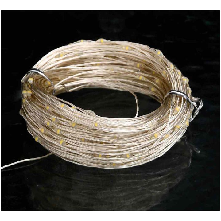 Ljusslinga med 150 LED varmvit vidaXL 15 m – bild 6