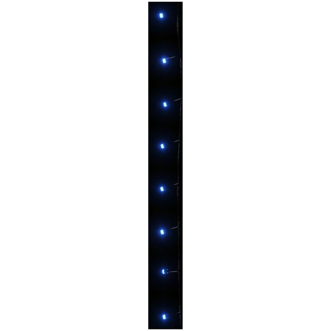 Ljusslinga med 2000 LED blå 200 m PVC vidaXL 200 m – bild 5