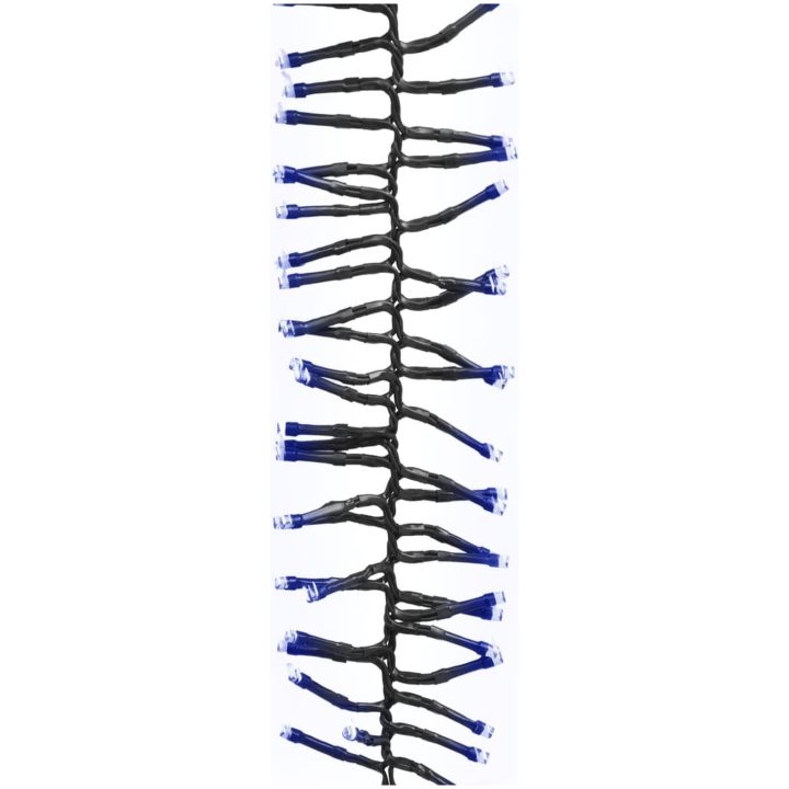 Ljusslinga med 2000 LED cluster blå 40 m PVC vidaXL 17 m – bild 3