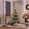 Ljusslinga med 2000 LED cluster flerfärgad pastell PVC vidaXL 17 m – miniatyr 1