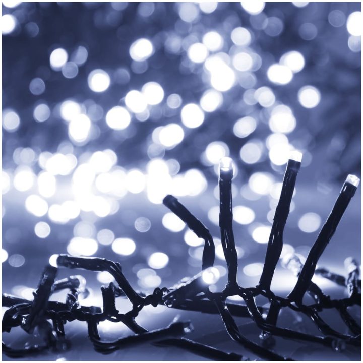Ljusslinga med 2000 LED cluster kallvit PVC vidaXL 17 m – bild 4