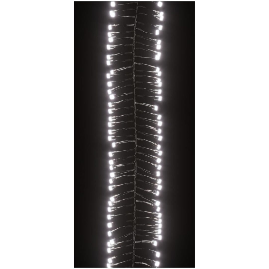 Ljusslinga med 2000 LED cluster kallvit PVC vidaXL 17 m – bild 5