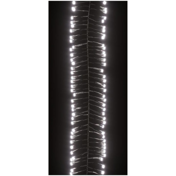 Ljusslinga med 2000 LED cluster kallvit PVC vidaXL 17 m – bild 5