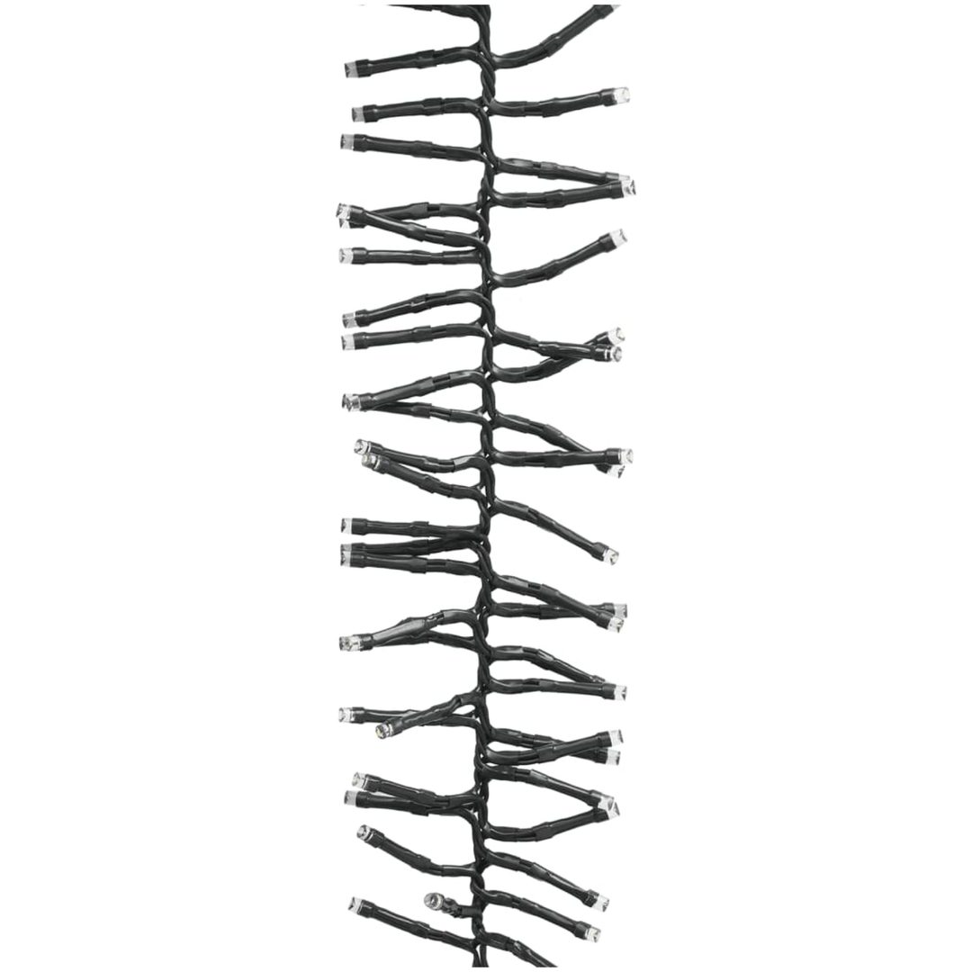 Ljusslinga med 2000 LED cluster varmvit 17 m PVC vidaXL 17 m – bild 6