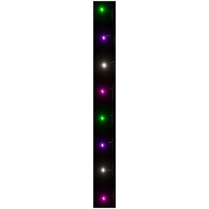 Ljusslinga med 2000 LED flerfärgad pastell 200 m PVC vidaXL 200 m – bild 4