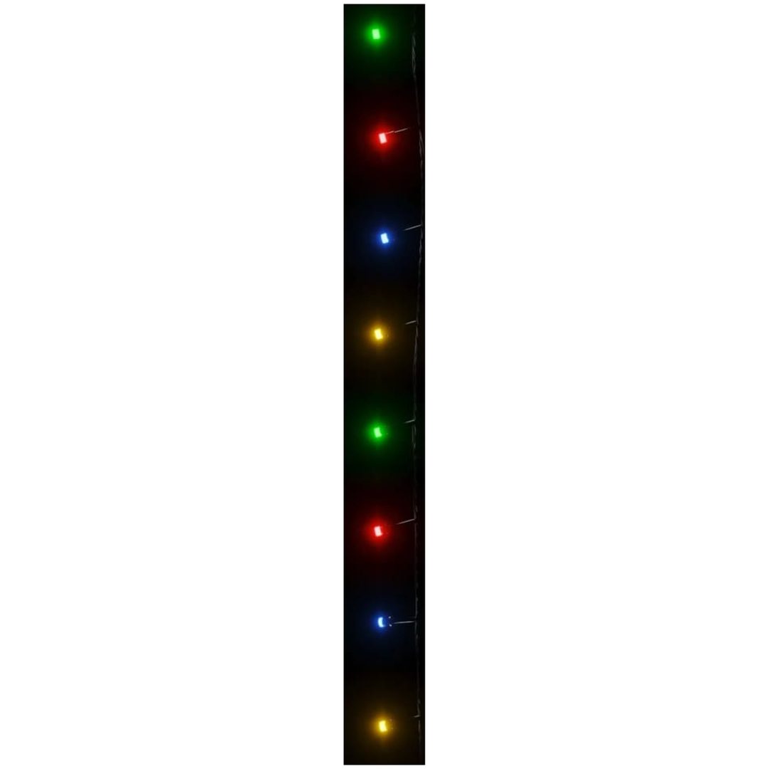 Ljusslinga med 2000 LED flerfärgad PVC vidaXL 200 m – bild 4