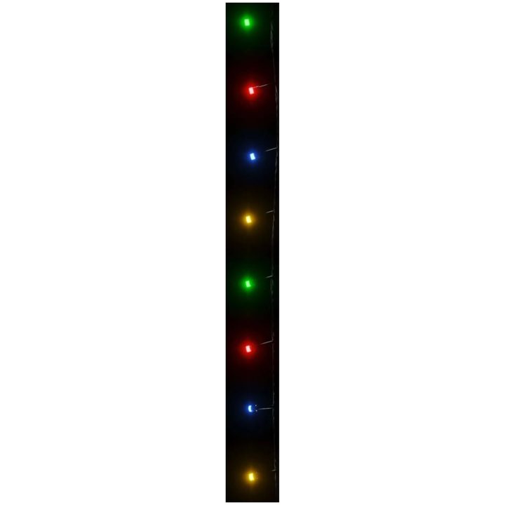 Ljusslinga med 2000 LED flerfärgad PVC vidaXL 200 m – bild 4