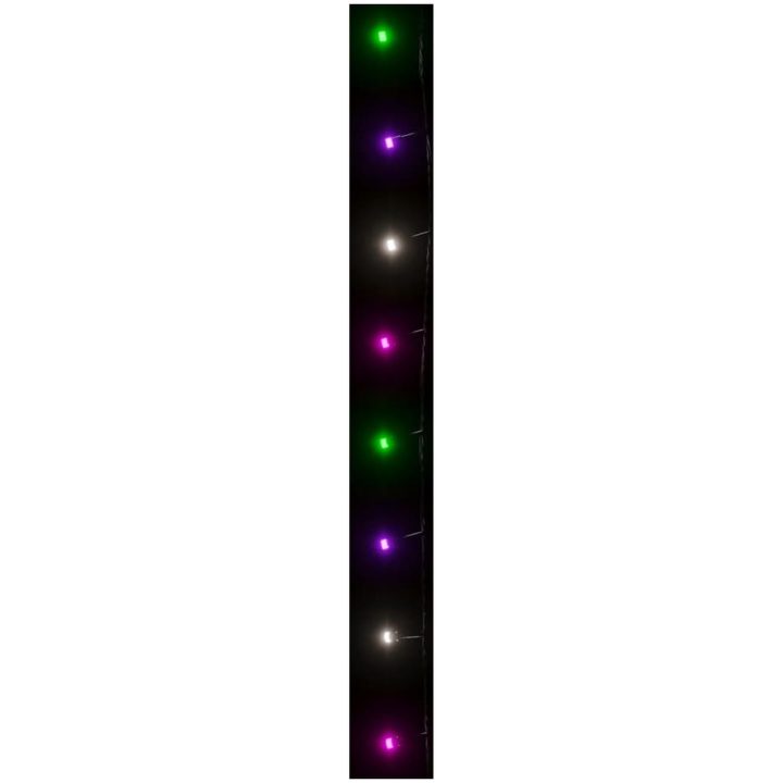 Ljusslinga med 300 LED flerfärgad pastell PVC vidaXL 30 m – bild 4