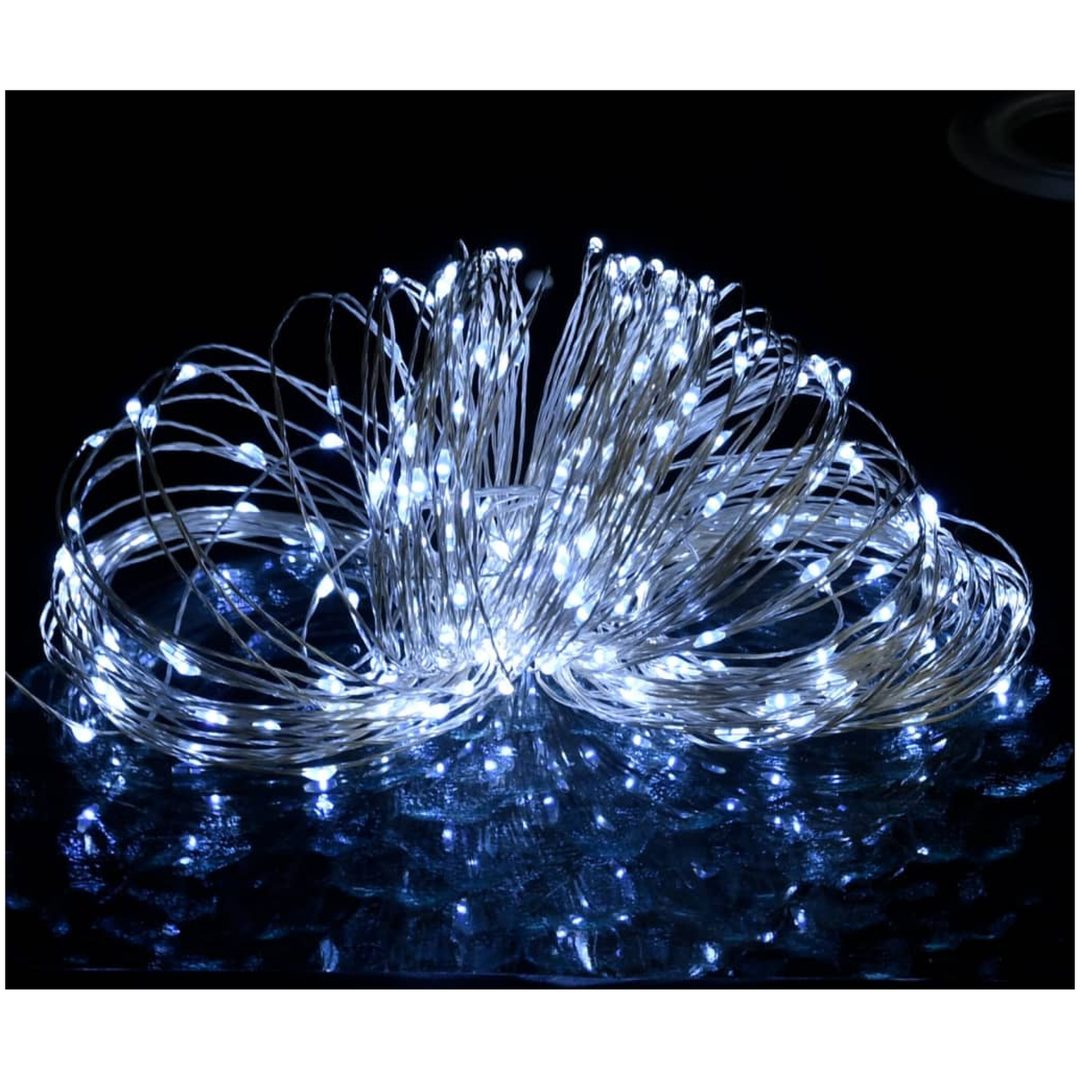 Ljusslinga med 300 LED kallvit vidaXL 30 m – bild 3