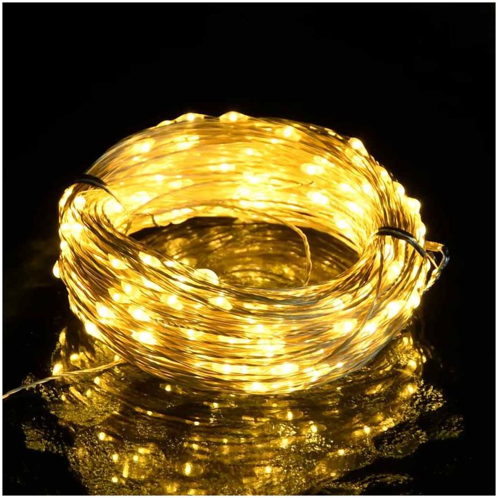 Ljusslinga med 300 LED varmvit 30 m vidaXL 30 m – bild 2