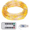 Ljusslinga med 300 LED varmvit 30 m vidaXL 30 m – miniatyr 1