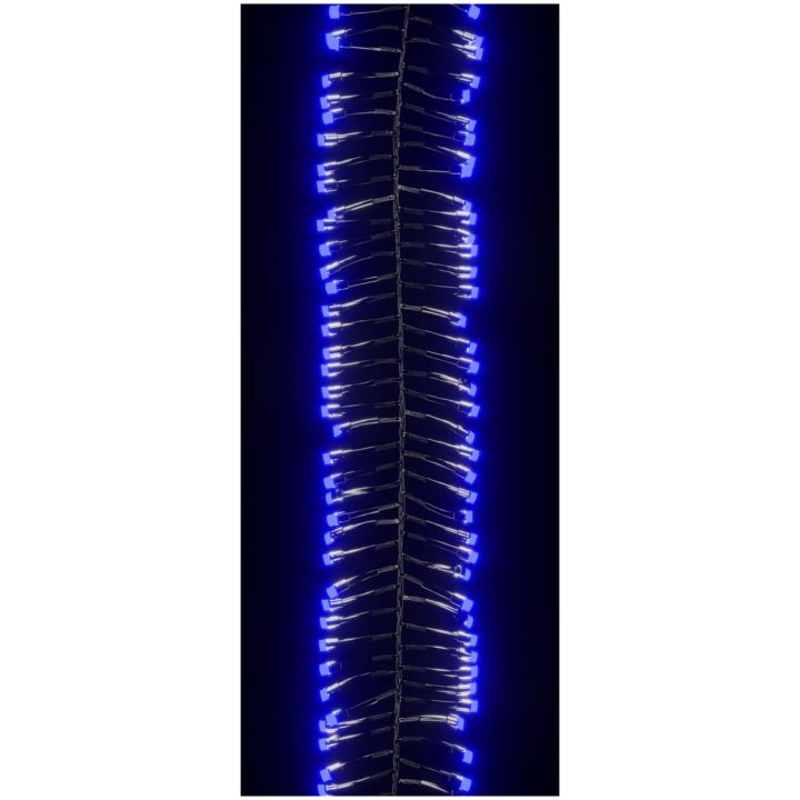 Ljusslinga med 3000 LED cluster blå PVC vidaXL 23 m – bild 5