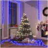 Ljusslinga med 3000 LED cluster blå PVC vidaXL 23 m – miniatyr 1