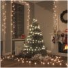 Ljusslinga med 400 LED 8 ljuseffekter varmvit vidaXL 40 m – miniatyr 1