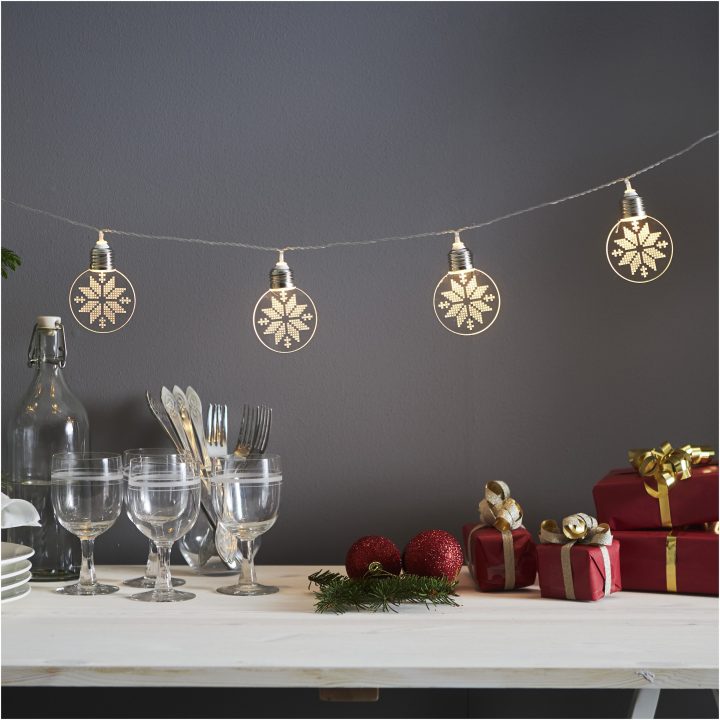 Ljusslinga Ornament Transparent Star Trading – bild 6