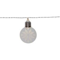 Ljusslinga Ornament Transparent Star Trading