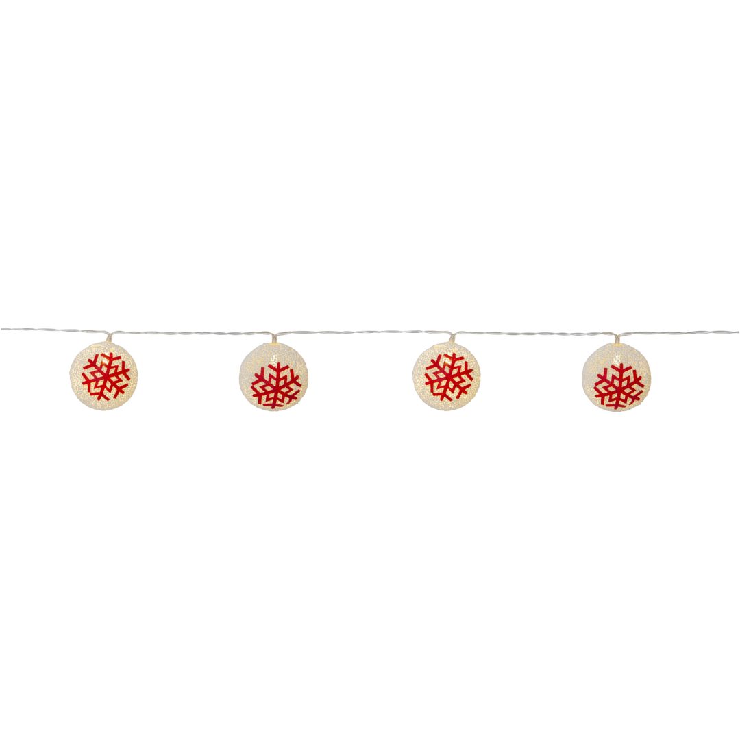 Ljusslinga Ornament Vit Star Trading