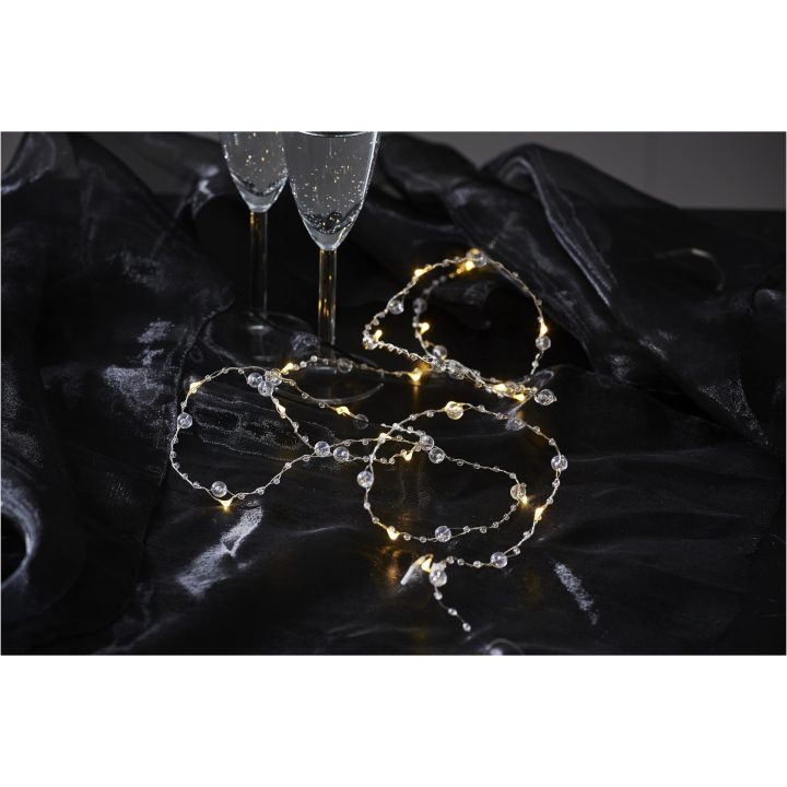 Ljusslinga Pearl Transparent Star Trading – bild 2