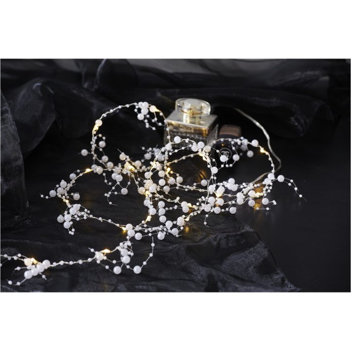 Ljusslinga Pearl Vit Star Trading – bild 2