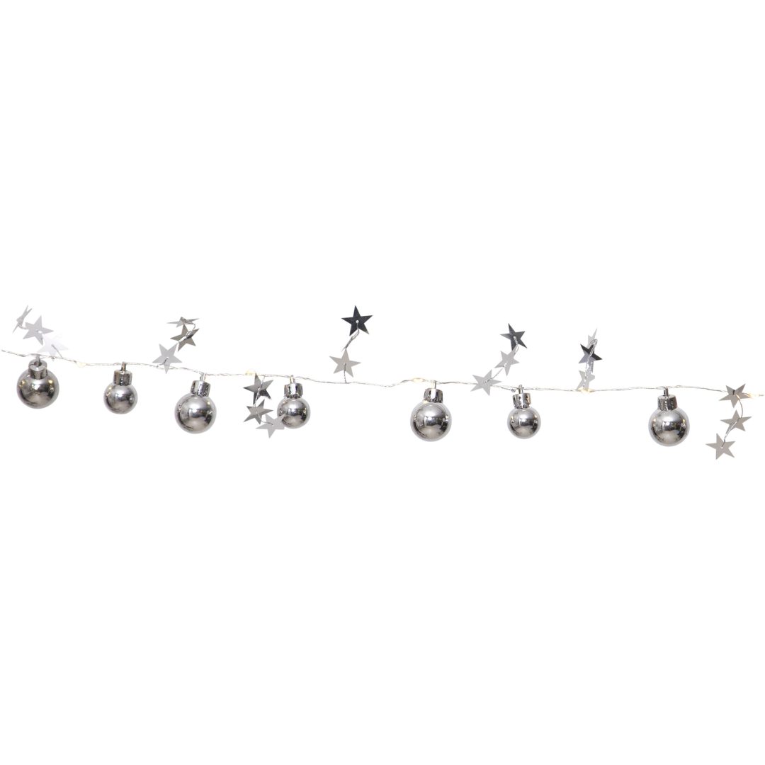 Ljusslinga X-mas Silver Star Trading – bild 4